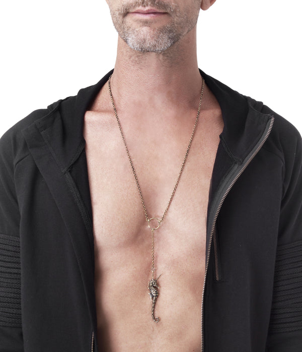 seahorse unicorn pendant