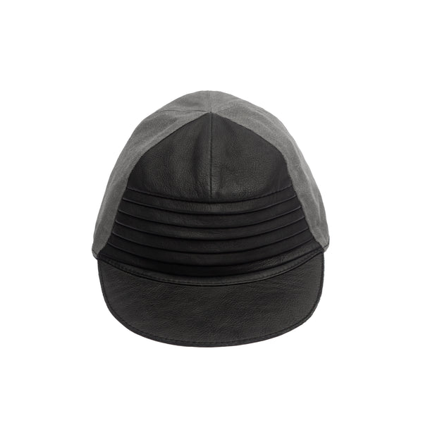 Handcrafted Black Leather Baseball Cap , Different Colors Available , Genuine Leather Hat , Leather Cap