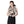 Load image into Gallery viewer, plant dyed cropped women sleeveless vest with high flared collar.  Zippers along waist line.  Hand cast snake claw front zipper pull. 
